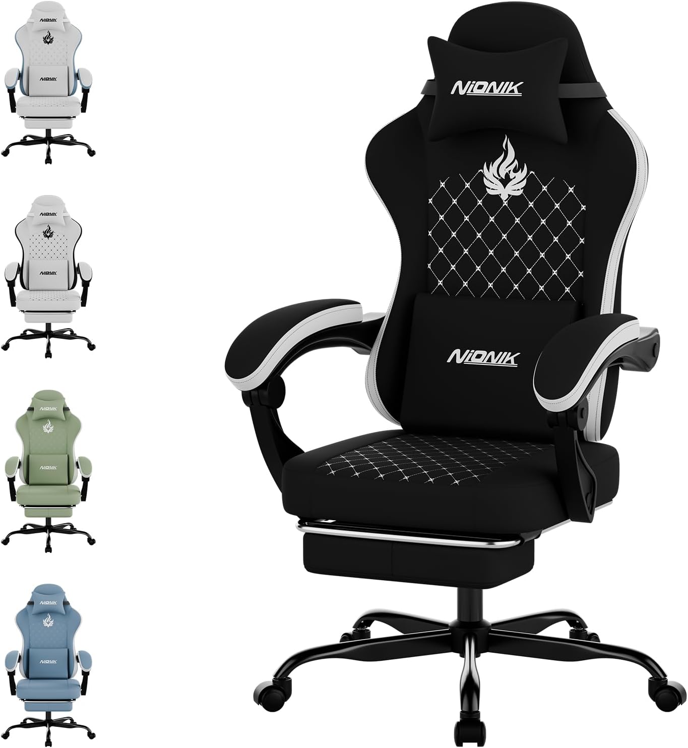 Gaming Chair with Massage,Ergo - Massage ulasan dan harga